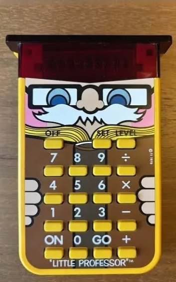 The original 1976 Texas Instruments Little Professor